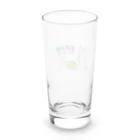 デレうさちゃんねるSHOPのうさぎＴシャツ　菜食主義 Long Sized Water Glass :back