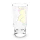 LalaHangeulのひよ子ちゃん　ハングルバージョン Long Sized Water Glass :back