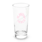 Siderunの館 B2の世界平和だよ！さげみちゃん（円形文字） Long Sized Water Glass :back