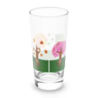 うめぼしととまととごはん。の『ね』と根。春夏秋冬バージョン。 Long Sized Water Glass :back