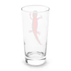 LalaHangeulのアカハライモリさん　文字無し Long Sized Water Glass :back