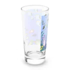 栗坊屋のパウダーブルーが泳ぐ海 Long Sized Water Glass :back