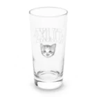 nya-mew（ニャーミュー）の猫舌カミングアウト_ホワイト Long Sized Water Glass :front