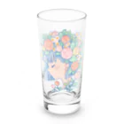 ヒロコのFLOWERS Long Sized Water Glass :front