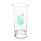 Eschscholziaのはじける想いとクリームソーダ Long Sized Water Glass :front