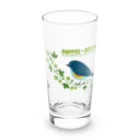 Teal Blue CoffeeのTeal Blue Bird - hop Ver. - Long Sized Water Glass :front