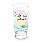 holoholomiのRide the waves Long Sized Water Glass :front