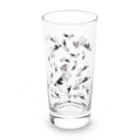 猫のぶんたshopの愉快な仲間たち ( かつら ) Long Sized Water Glass :front