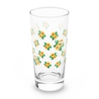Kotetsu diary(SUZURI店)のシェルティ＆ダックス×ひまわり Long Sized Water Glass :front