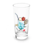 ねころぶ shopのねころぶ【ブルーハワイ】 Long Sized Water Glass :front