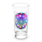 💖宇宙整体♪🌈♪こころからだチャンネル♪💖の母性回帰曼荼羅　彩りの花園へsee-through version Long Sized Water Glass :front