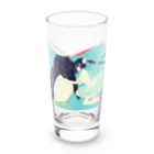 ClowZ ／ 渡瀬しぃののクラゲ少女とペンギン Long Sized Water Glass :front