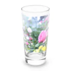 虚空の蔵雑貨店のピンクのバラ Long Sized Water Glass :front