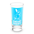 CHEEKY RABBITのCR003_CheekyRabbit_blue Long Sized Water Glass :front