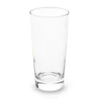 3本しっぽのビションフリーゼのBEER SANBON あおいろロンググラス Long Sized Water Glass :front