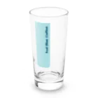 Teal Blue Coffeeのアイスコーヒーをどうぞ Long Sized Water Glass :front