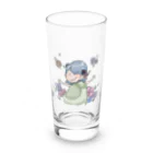 めいのイラスト屋さん🎨の紫陽花の子 Long Sized Water Glass :front