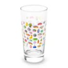 あんにゅむのちびバッチ　たくさん Long Sized Water Glass :front