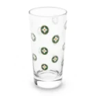 neboworksのあさがお（いっぱい・緑） Long Sized Water Glass :front