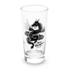 kocoon（コクーン）のビール好きのドラゴン Long Sized Water Glass :front