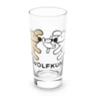 ウルフくんのウルフくんの輪 Long Sized Water Glass :front