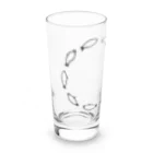 ぴすぴすのすいすいアザラシ Long Sized Water Glass :front