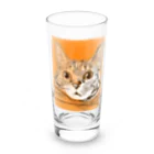 猫まみれ小店のミックス猫 こなつちゃん Long Sized Water Glass :front