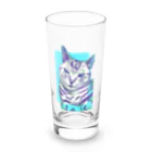 猫まみれ小店のアメショ ハルくん Long Sized Water Glass :front