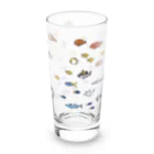 しまのなかまfromIRIOMOTEのらくがきしまのなかま魚類long Long Sized Water Glass :front