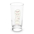 Ahhoのトーテムポールつむつむもちまるくん Long Sized Water Glass :front