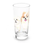 hanapecha_wannyanのポメペキちゃん＆ペキニーズ Long Sized Water Glass :front