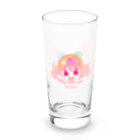 笹川やよい🐼Skeb依頼くださいの3連ぱんだちゃん Long Sized Water Glass :front