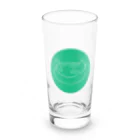 レイにーのうきわシンプル白猫 Long Sized Water Glass :front