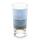 鳥取カランコロンの夜明け前のくじら Long Sized Water Glass :front