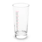 ゴミの中からこんにちはの目盛 Long Sized Water Glass :front