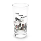 keeeeeep smilingのチョキを習得した猫 Long Sized Water Glass :front
