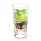 北海道アニマルグッズの元気いっぱいのエゾリス！ Long Sized Water Glass :front