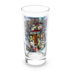 月が輝くこんな夜にの如月書店 Long Sized Water Glass :front