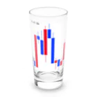 ロウソク足専門店のFX･外国為替ロウソク足チャート(ホワイト) Long Sized Water Glass :front