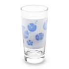 開運ことはのありがとうの朝顔 Long Sized Water Glass :front