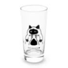 猫のはまちししゃもしらす osakana-sentai-POISSONの抱っこされて不服そうな猫のししゃも Long Sized Water Glass :front