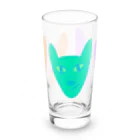 りのりのザウルスのイヌマッスルきょうだいなかよく Long Sized Water Glass :front