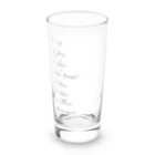 おっくんのふざけた服屋さんのボートレース 英語で表記 Long Sized Water Glass :front