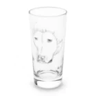 今日の白子のしらっＴ（瞬膜）フロント Long Sized Water Glass :front