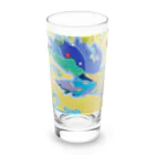 アート工房　甘月蝕(kanngesshoku)『TAaKA』のストアのMary's  tweets『ワーイ、海水浴って最高!!』 Long Sized Water Glass :front
