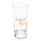 ミラくまのI LOVE Tribe　文字色 Long Sized Water Glass :front