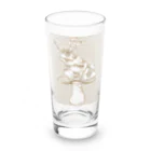 MitsubaPrintsのCottagecore Aesthetic Mushroom Antlers Toad Mycology MorelTシャツ Long Sized Water Glass :front