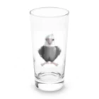 こいんこ堂のホワイトフェイス⭐so  cool!  Long Sized Water Glass :front