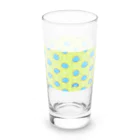 サーチライト紺青のあこやだまたくさん Long Sized Water Glass :front