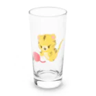 CrystalWorldの修行とら Long Sized Water Glass :front